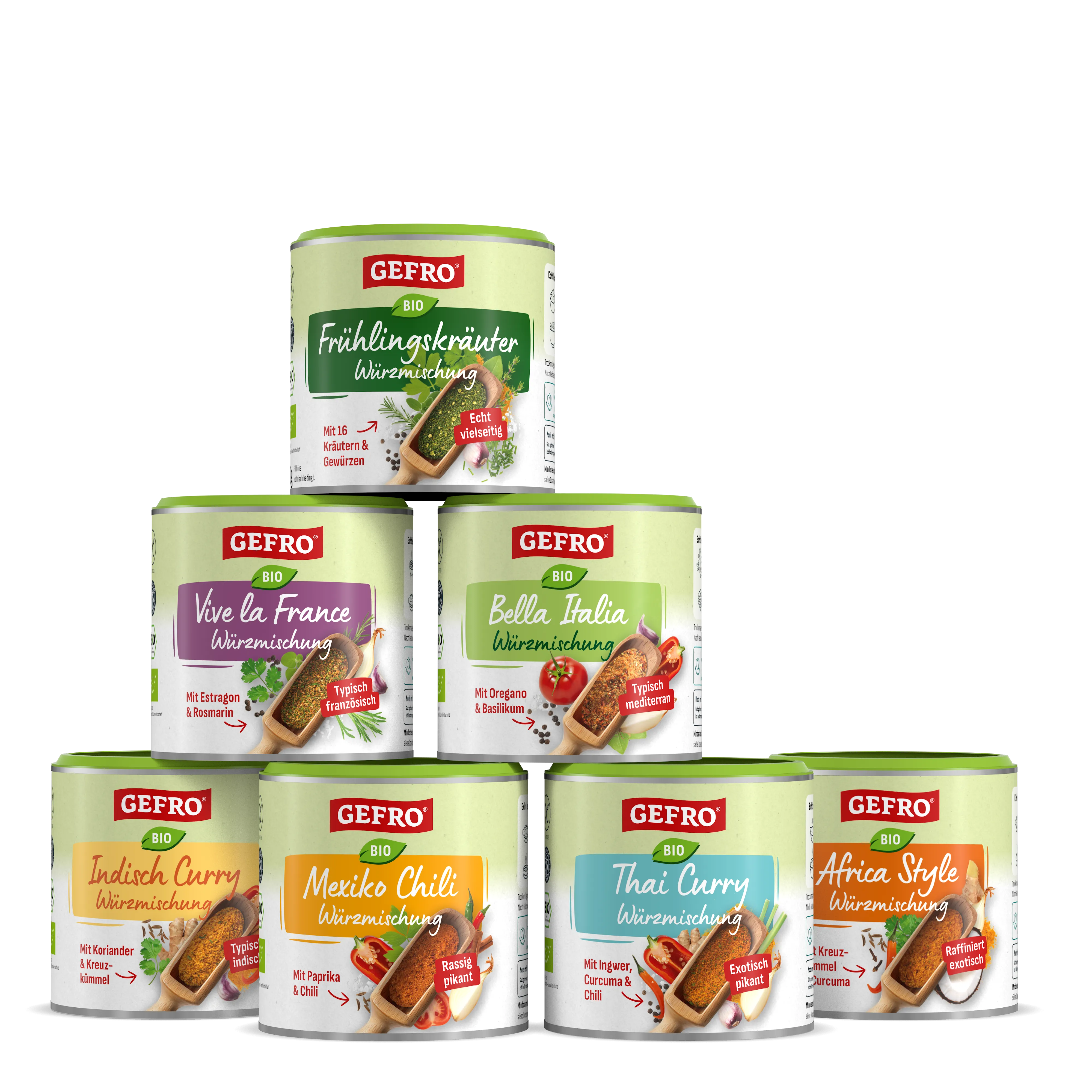 Bio 7 auf einen Streich Würzmischungen Set