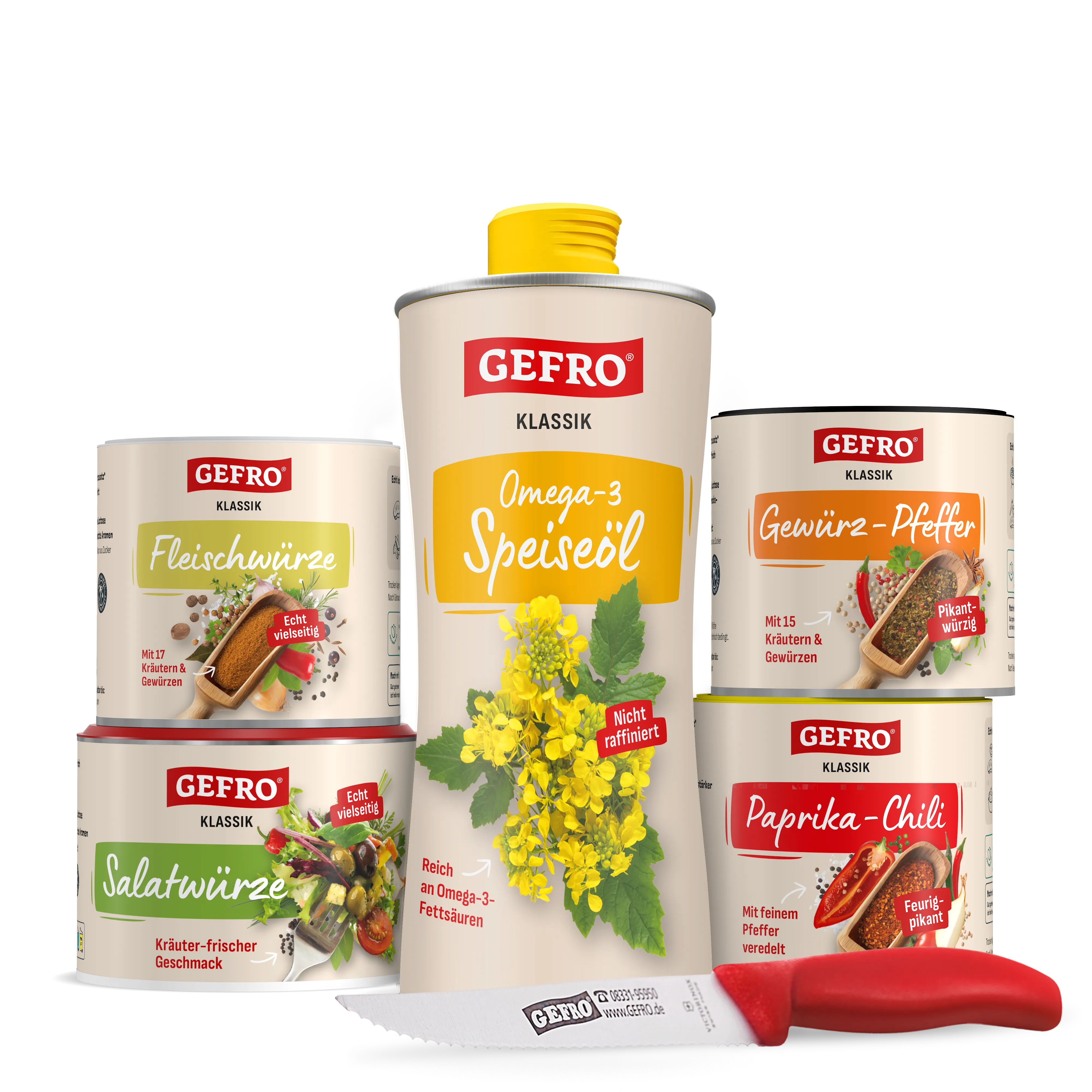 Grill-Set - Grillwürzmischungen 4er Set