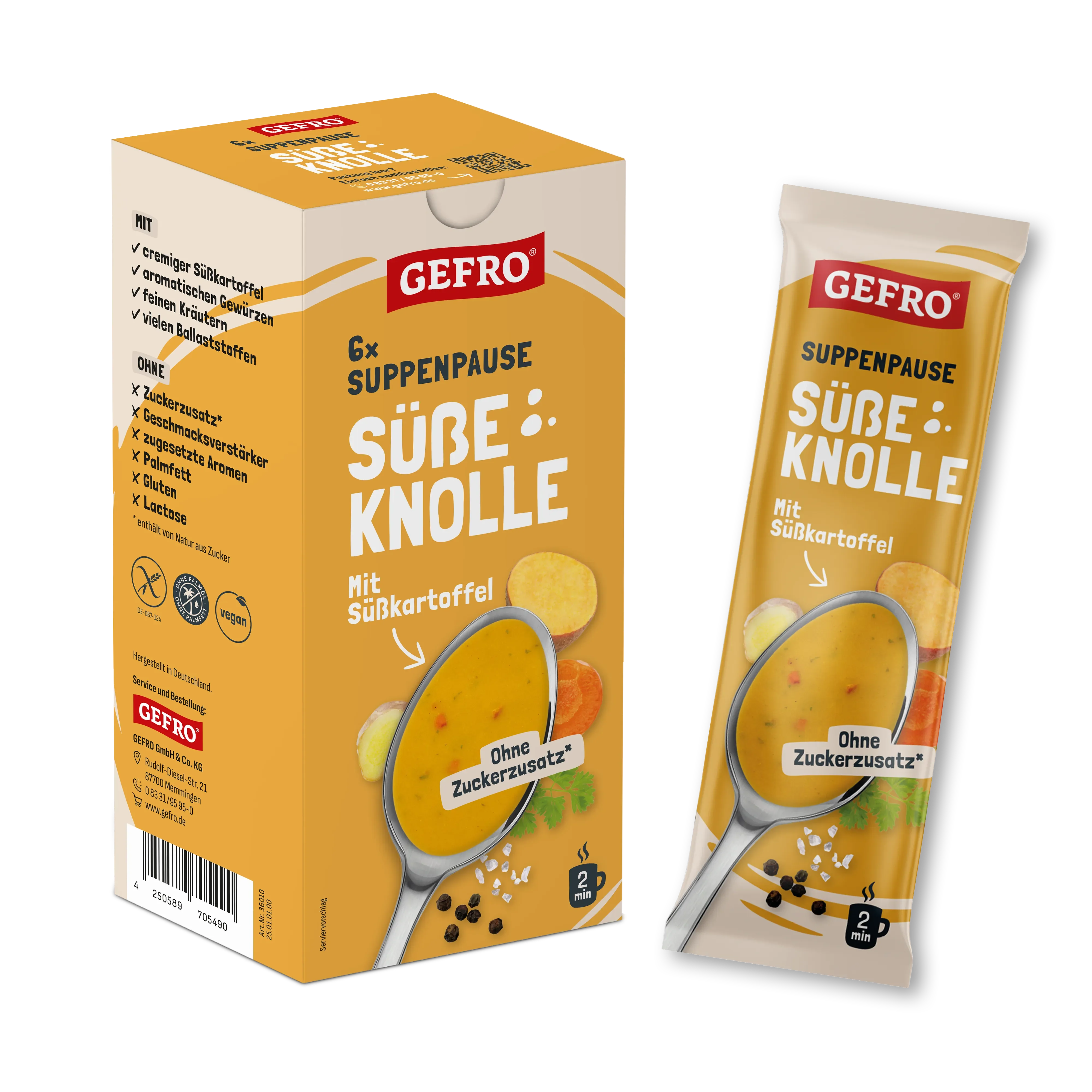 Suppenpause Süße Knolle - Süßkartoffelsuppe To Go