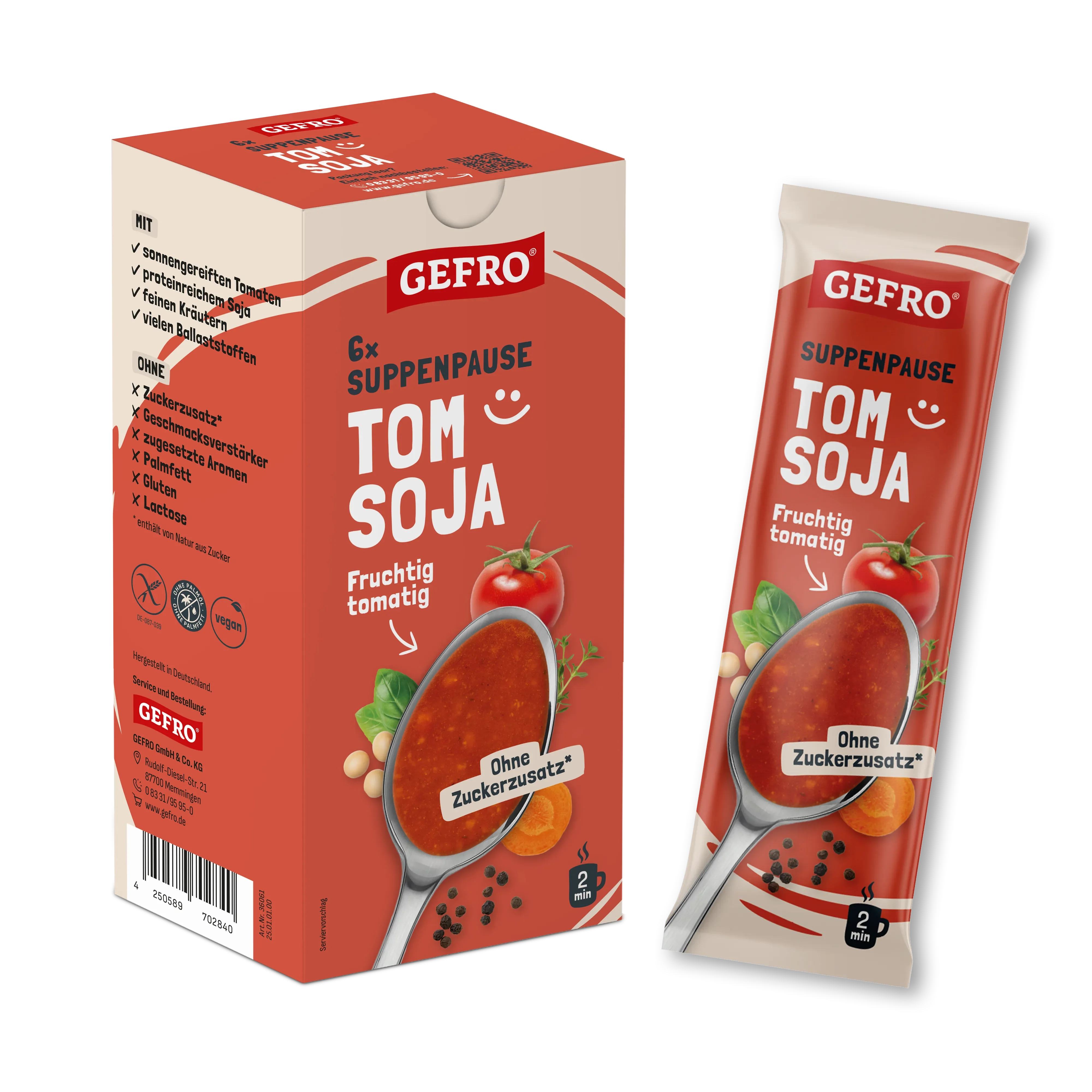 Suppenpause Tom Soja - Tomatensuppe To Go