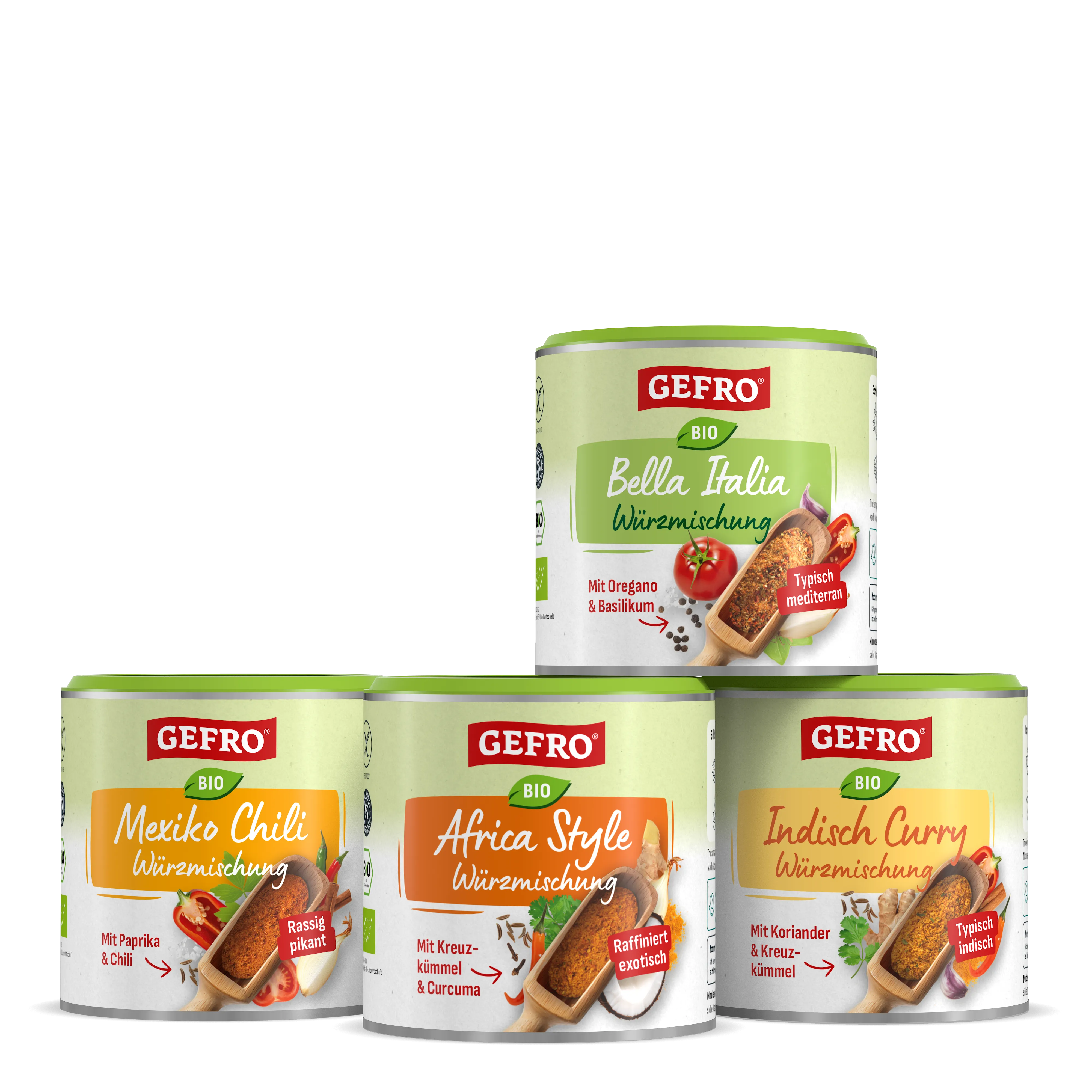 Bio Würzpaket - Würzmischungen 4er Set